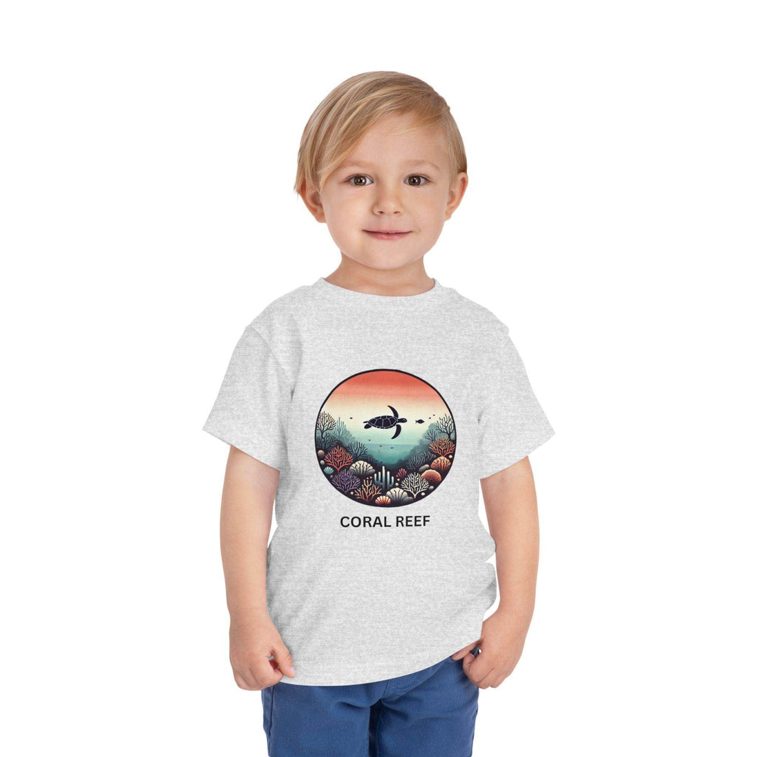 Coral Reef - Toddler Short Sleeve Tee - Brightsee