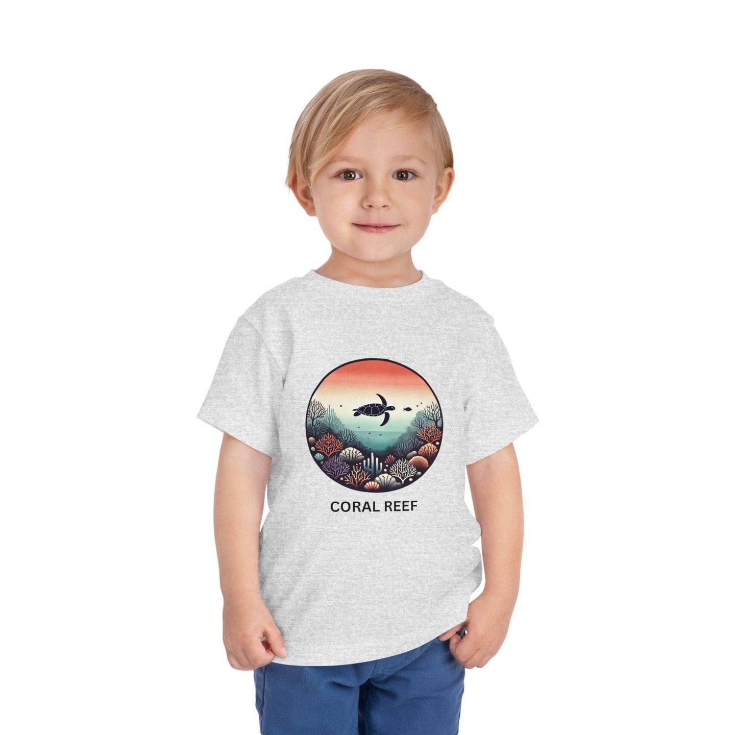 Coral Reef - Toddler Short Sleeve Tee - Brightsee