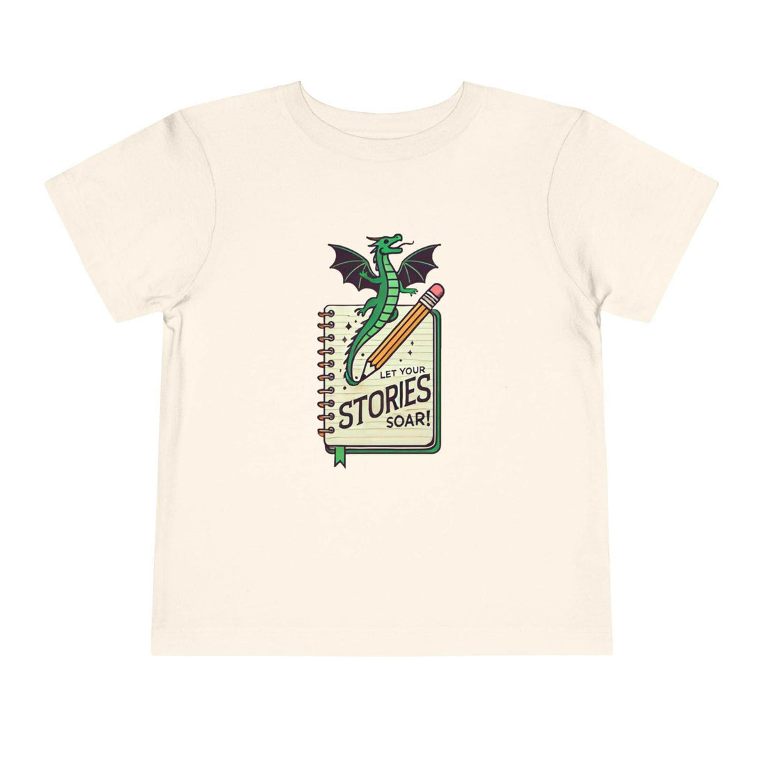 Let Your Stories Soar - Dragon - Toddler Short Sleeve - Brightsee