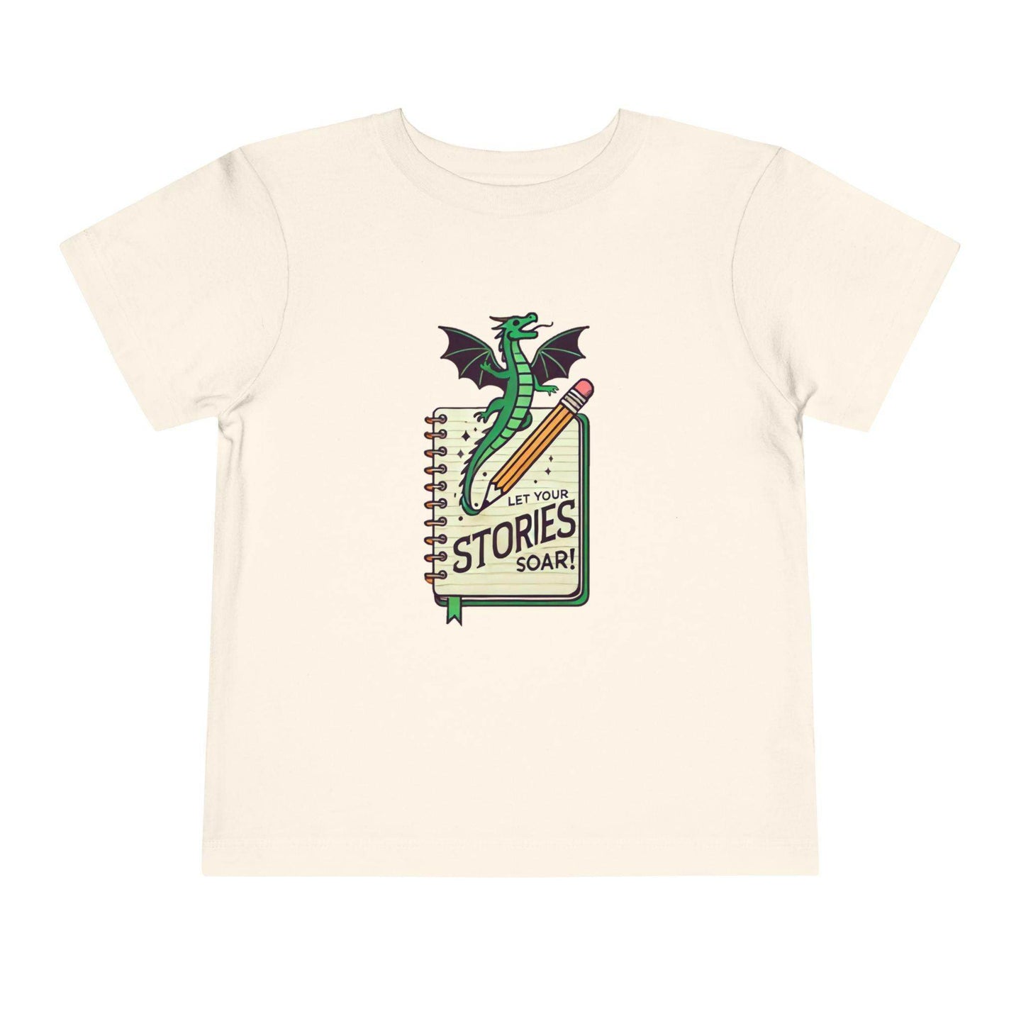 Let Your Stories Soar - Dragon - Toddler Short Sleeve - Brightsee