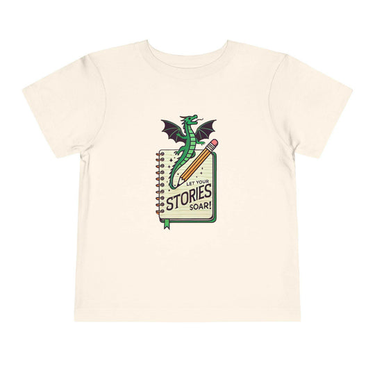 Let Your Stories Soar - Dragon - Toddler Short Sleeve - Brightsee