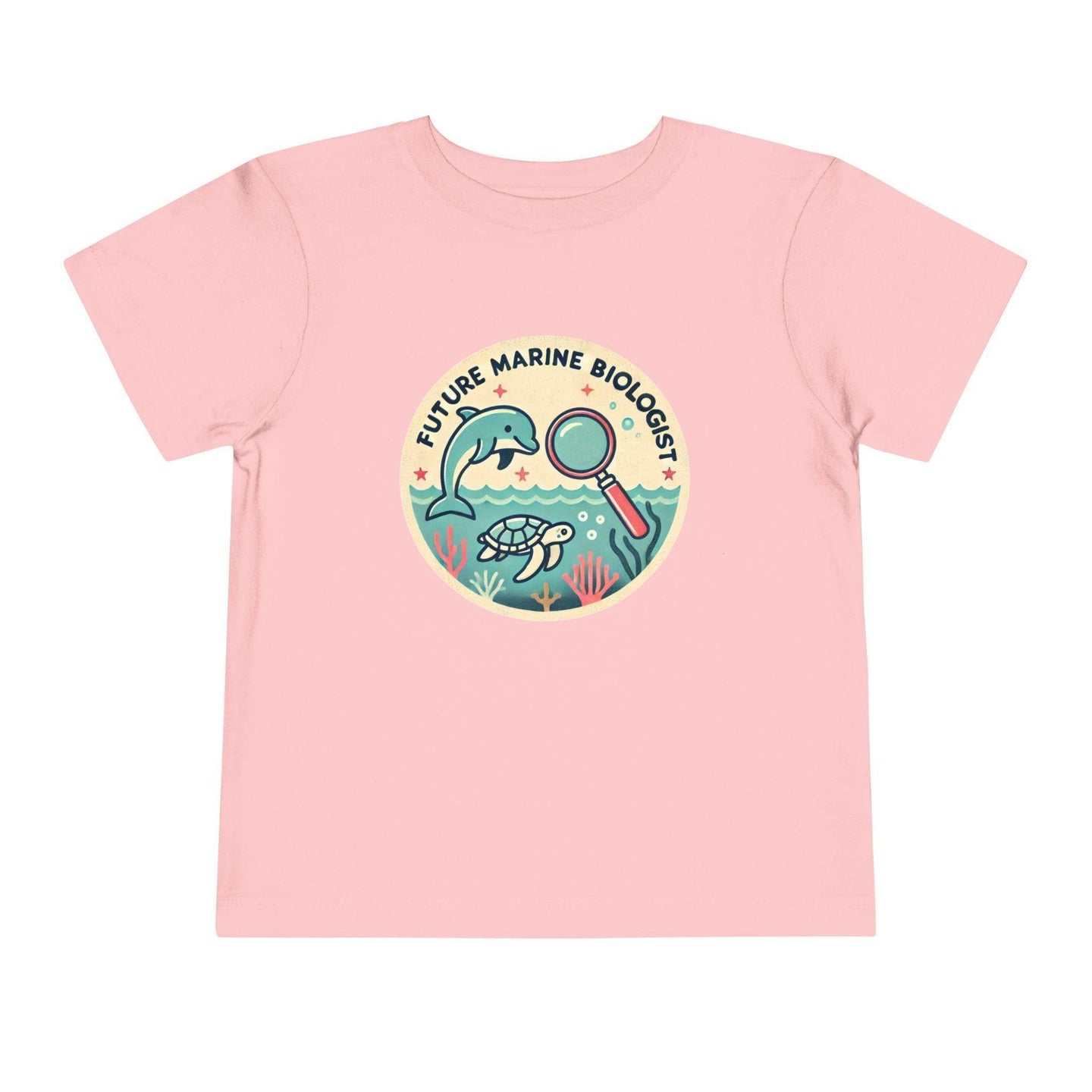 Future Marine Biologist Circle - Toddler Short Sleeve - Brightsee