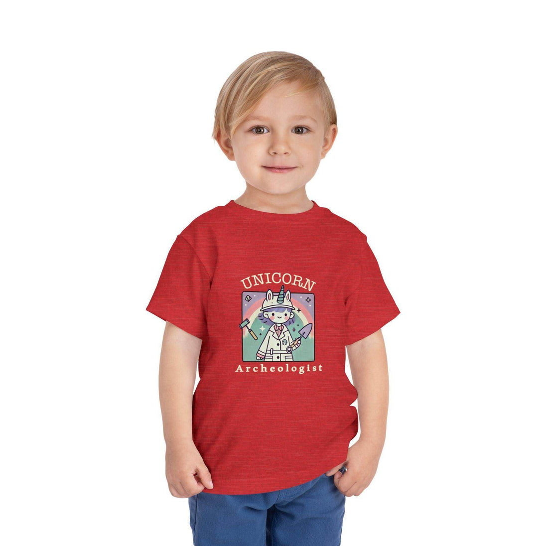 Unicorn Archeologist - Toddler Short Sleeve - Brightsee