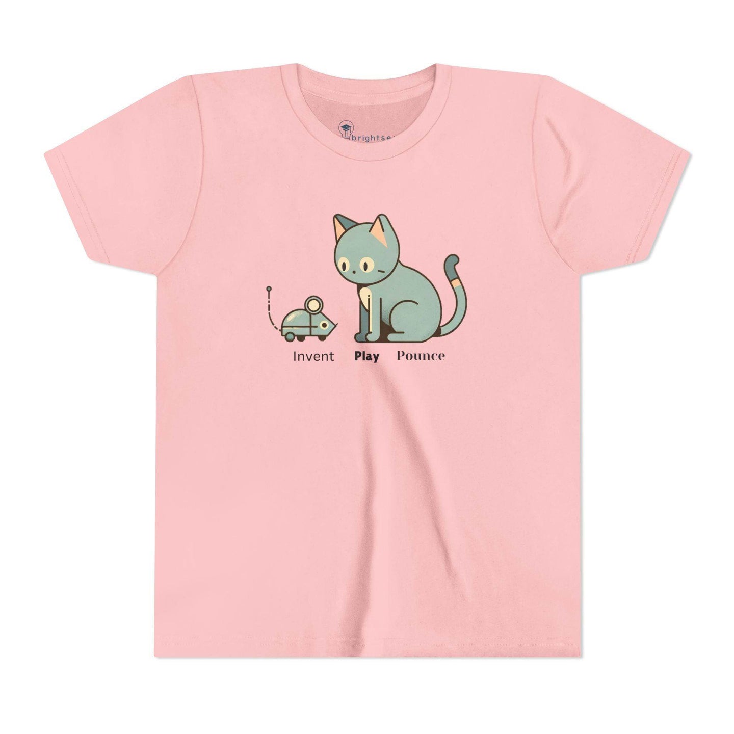 Robot Mouse and Cat - Youth Short Sleeve - Brightsee