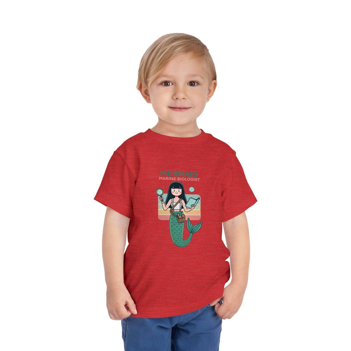 Mermaid Marine Biologist - Toddler Short Sleeve - Brightsee