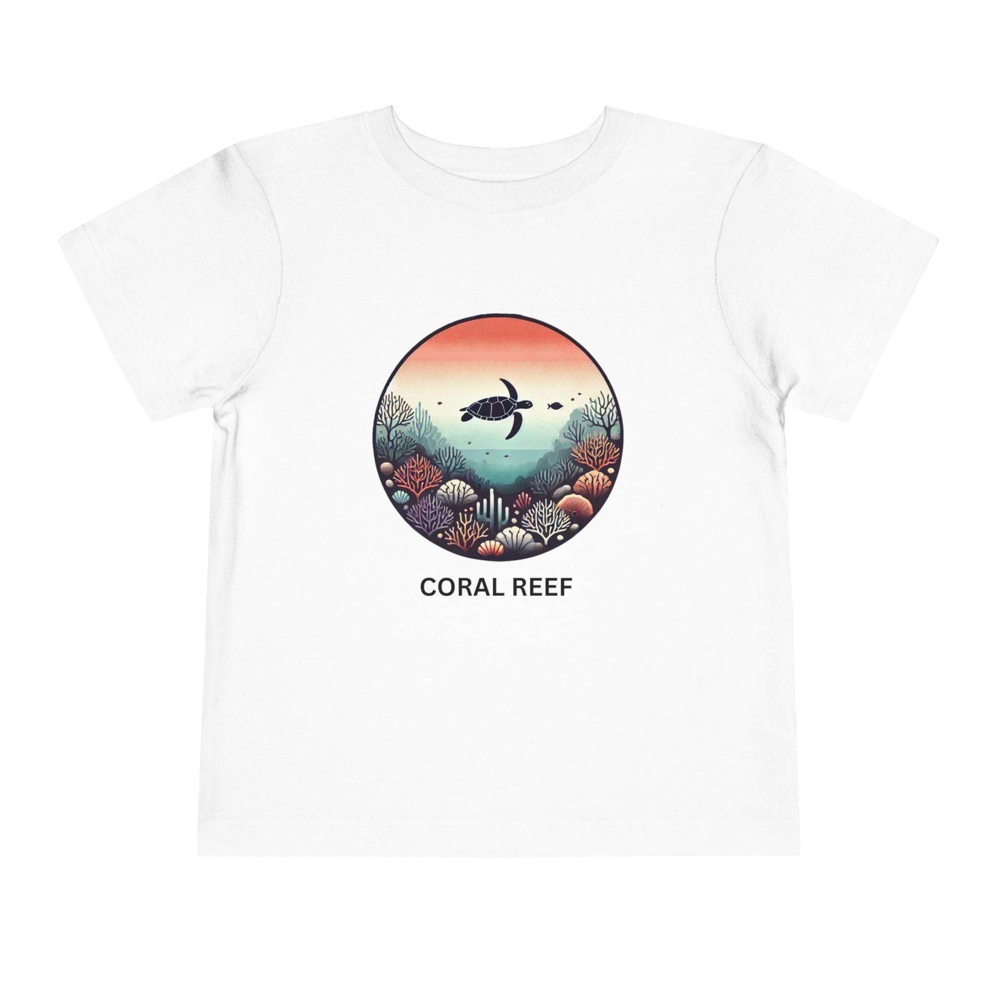 Coral Reef - Toddler Short Sleeve Tee - Brightsee