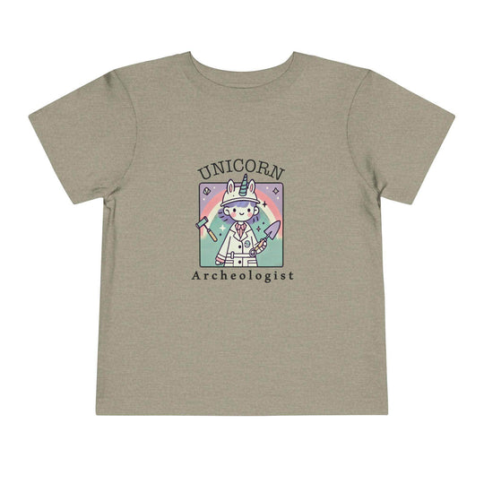 Unicorn Archeologist - Toddler Short Sleeve - Brightsee
