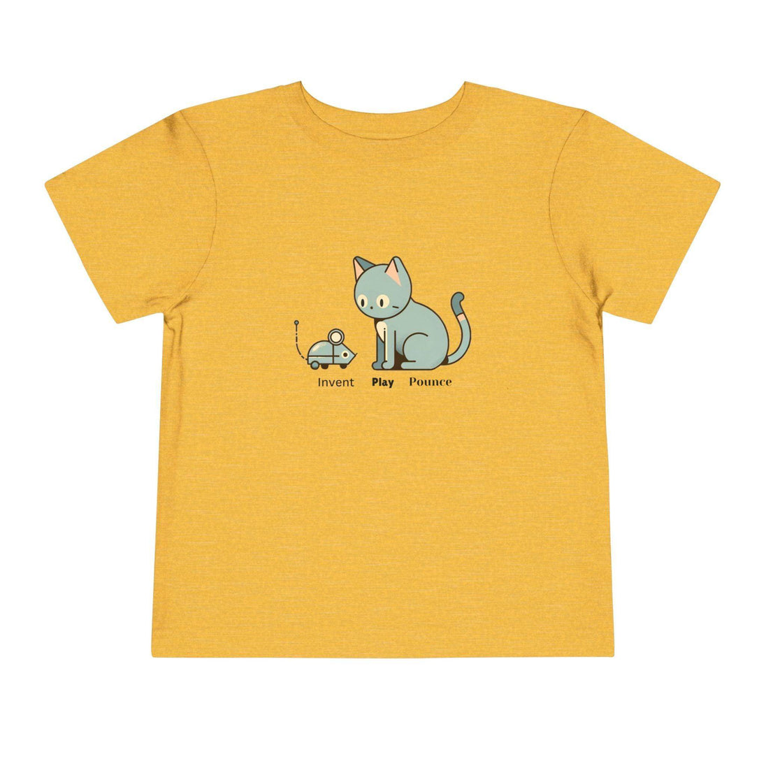 Robot Mouse and Cat - Toddler Short Sleeve - Brightsee
