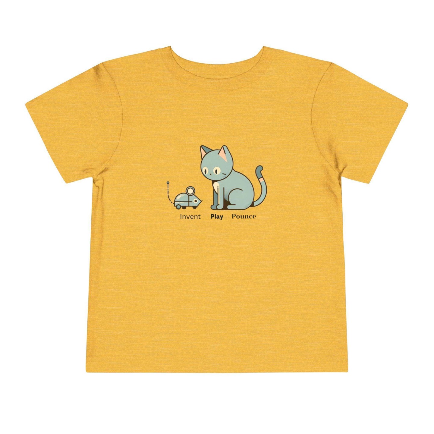 Robot Mouse and Cat - Toddler Short Sleeve - Brightsee