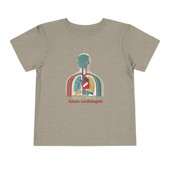Future Cardiologist - Heart Bandage - Toddler Short Sleeve - Brightsee