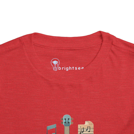 Future Musician Guitar Note - Toddler Short Sleeve - Brightsee