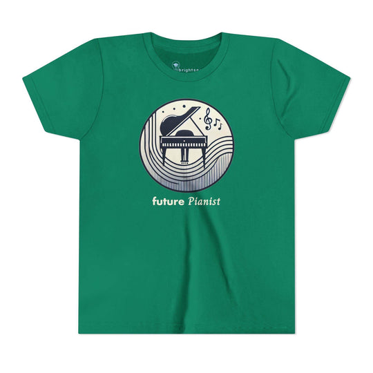 Future Pianist - Youth Short Sleeve - Brightsee