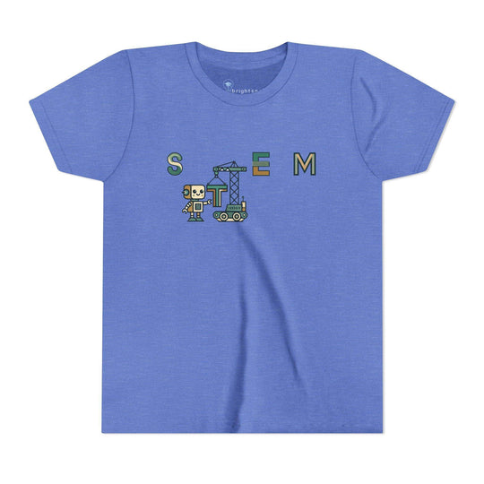 STEM Builder Crane - Youth Short Sleeve - Brightsee