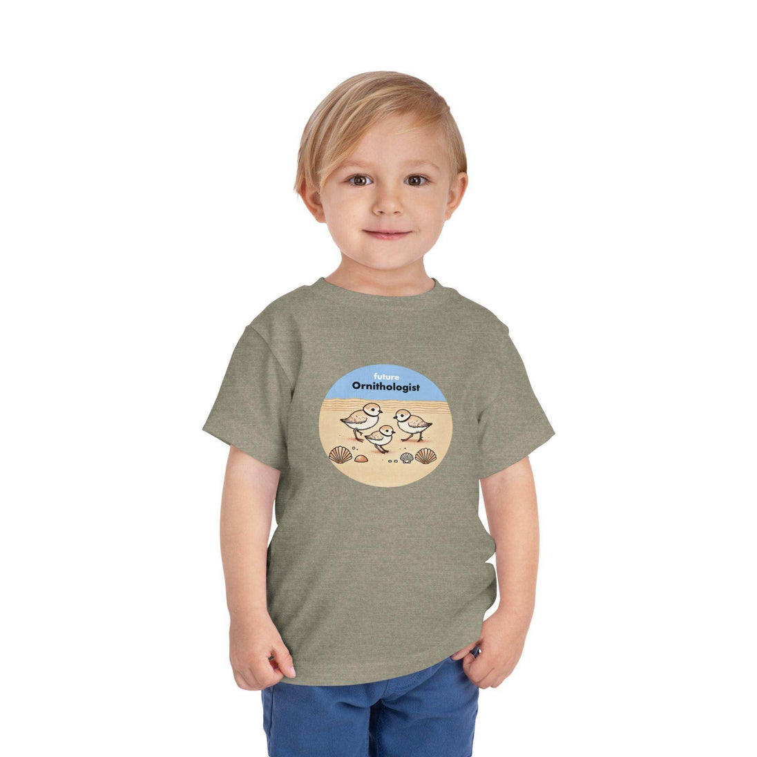 Future Ornithologist Plover - Toddler Short Sleeve - Brightsee