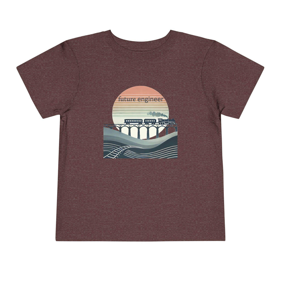 Future Engineer Train - Toddler Short Sleeve - Brightsee