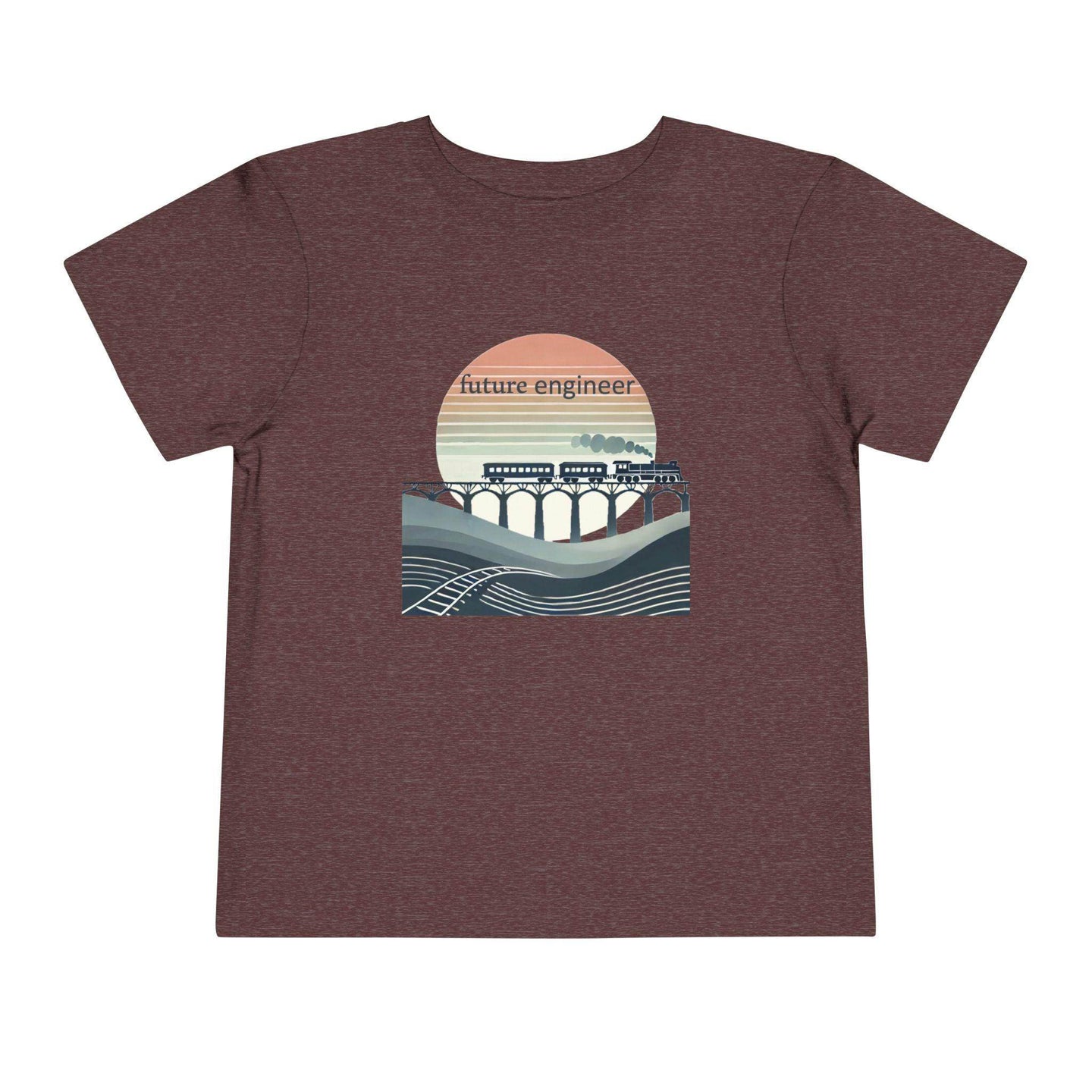Future Engineer Train - Toddler Short Sleeve - Brightsee