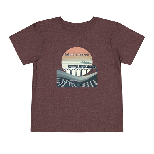 Future Engineer Train - Toddler Short Sleeve - Brightsee