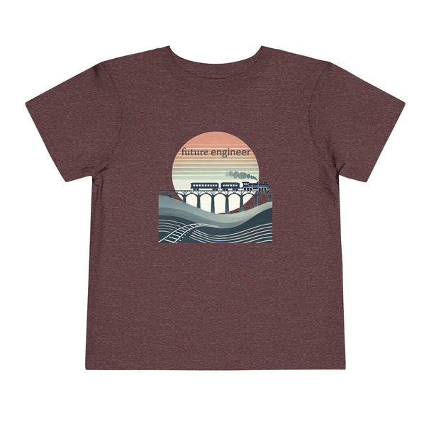Future Engineer Train - Toddler Short Sleeve - Brightsee