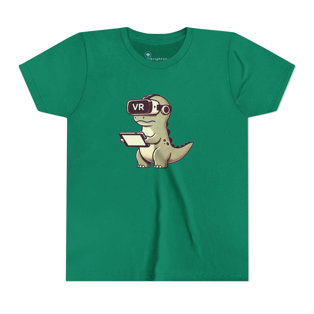 VR Dinosaur - Youth Short Sleeve - Brightsee