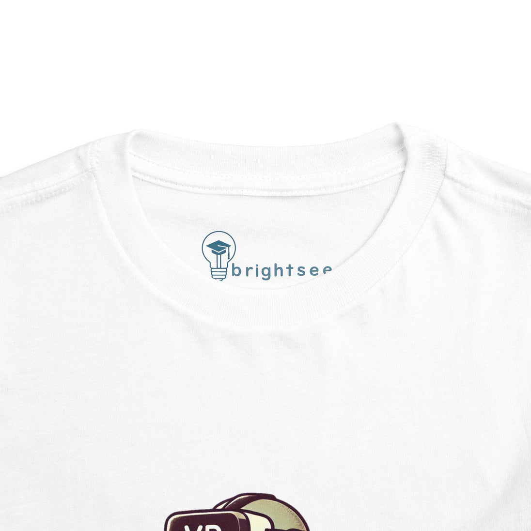 VR Dinosaur - Toddler Short Sleeve Tee - Brightsee