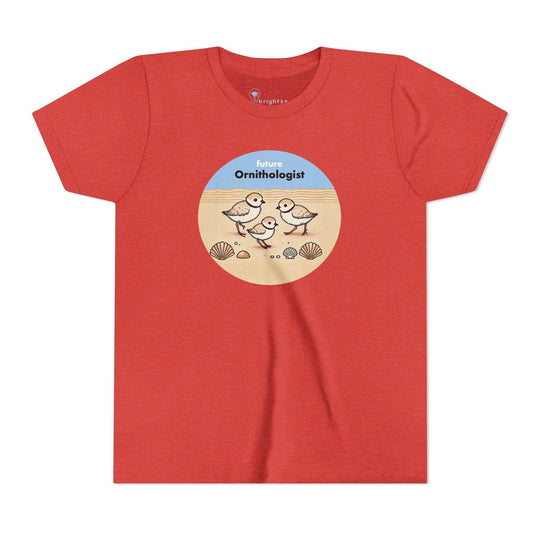 Future Ornithologist Plover - Youth Short Sleeve - Brightsee