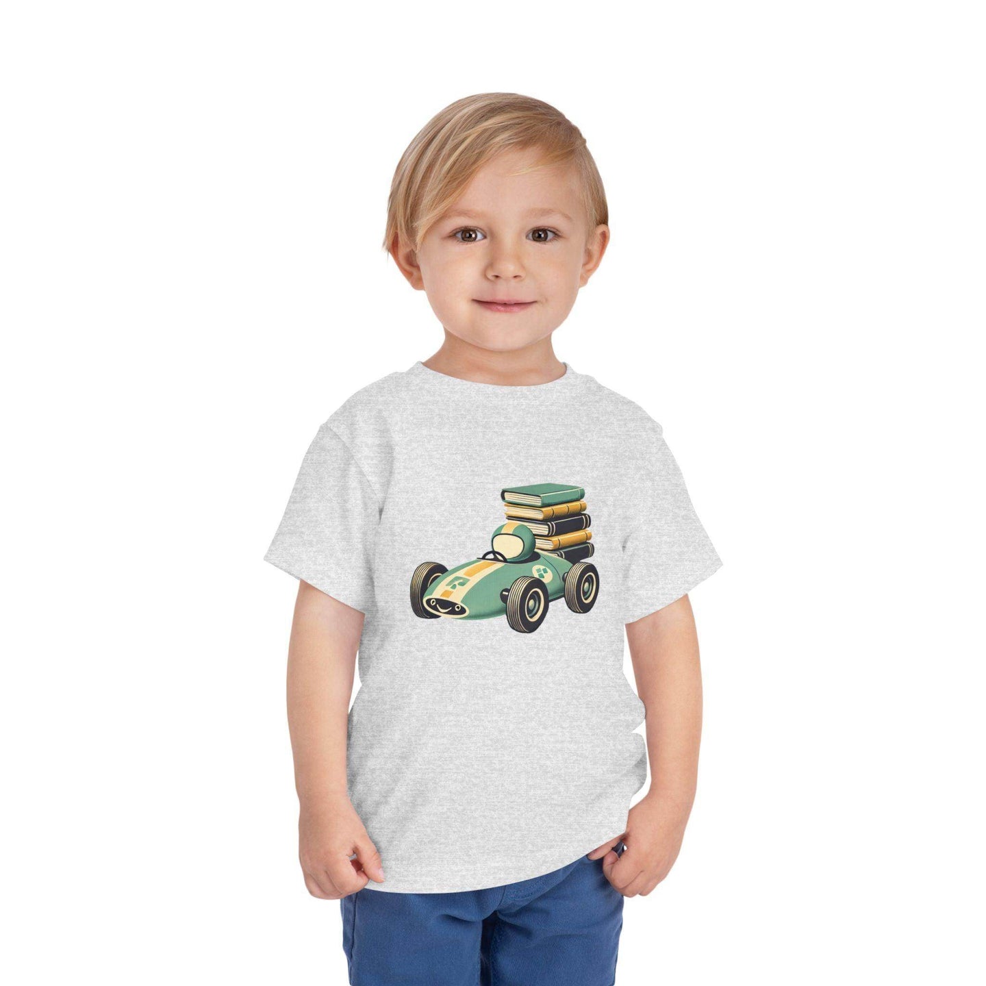 Book Delivery Race Car - Toddler Short Sleeve - Brightsee