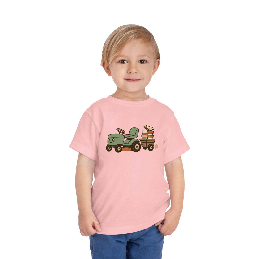 Lawn Mower Book Delivery - Toddler Short Sleeve - Brightsee