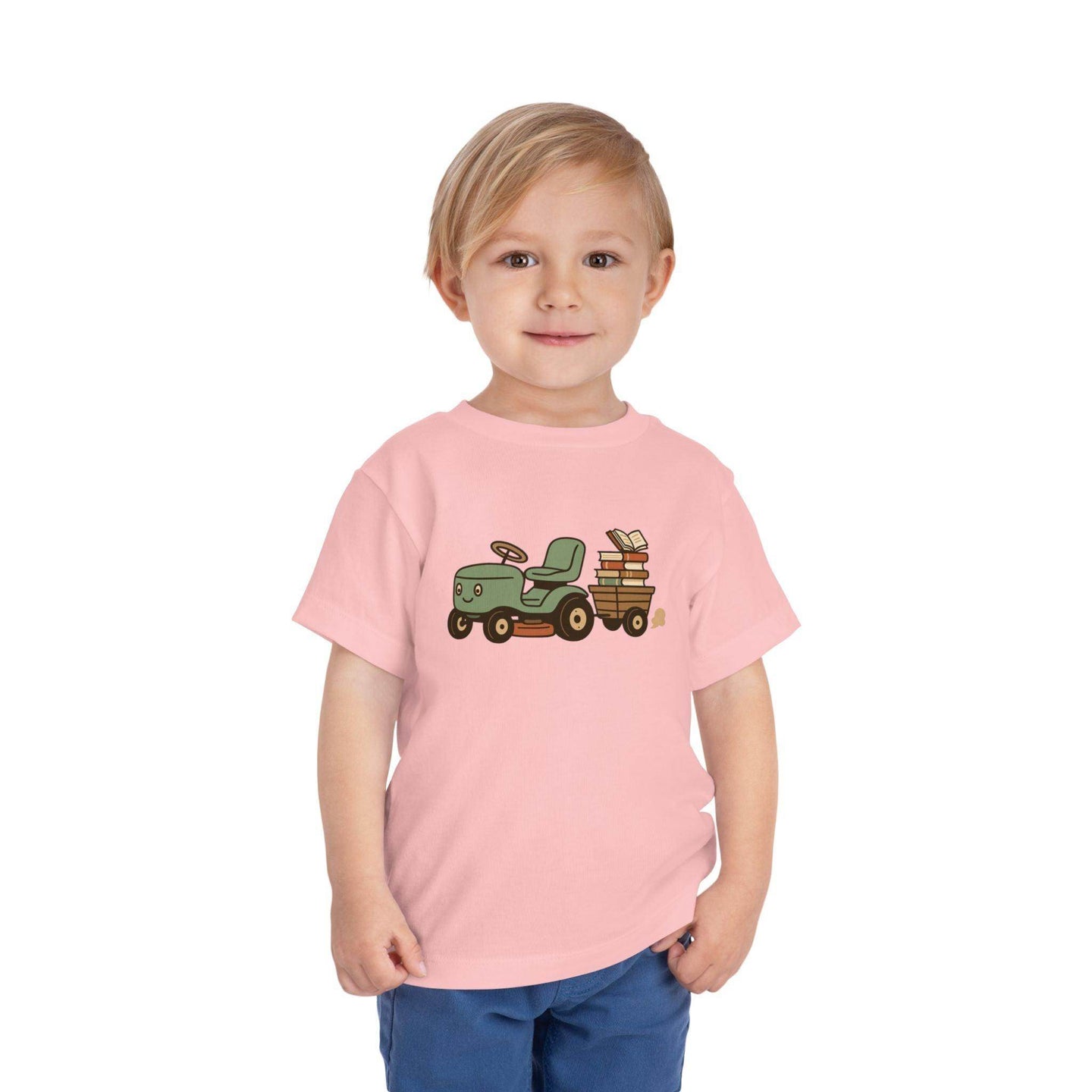 Lawn Mower Book Delivery - Toddler Short Sleeve - Brightsee