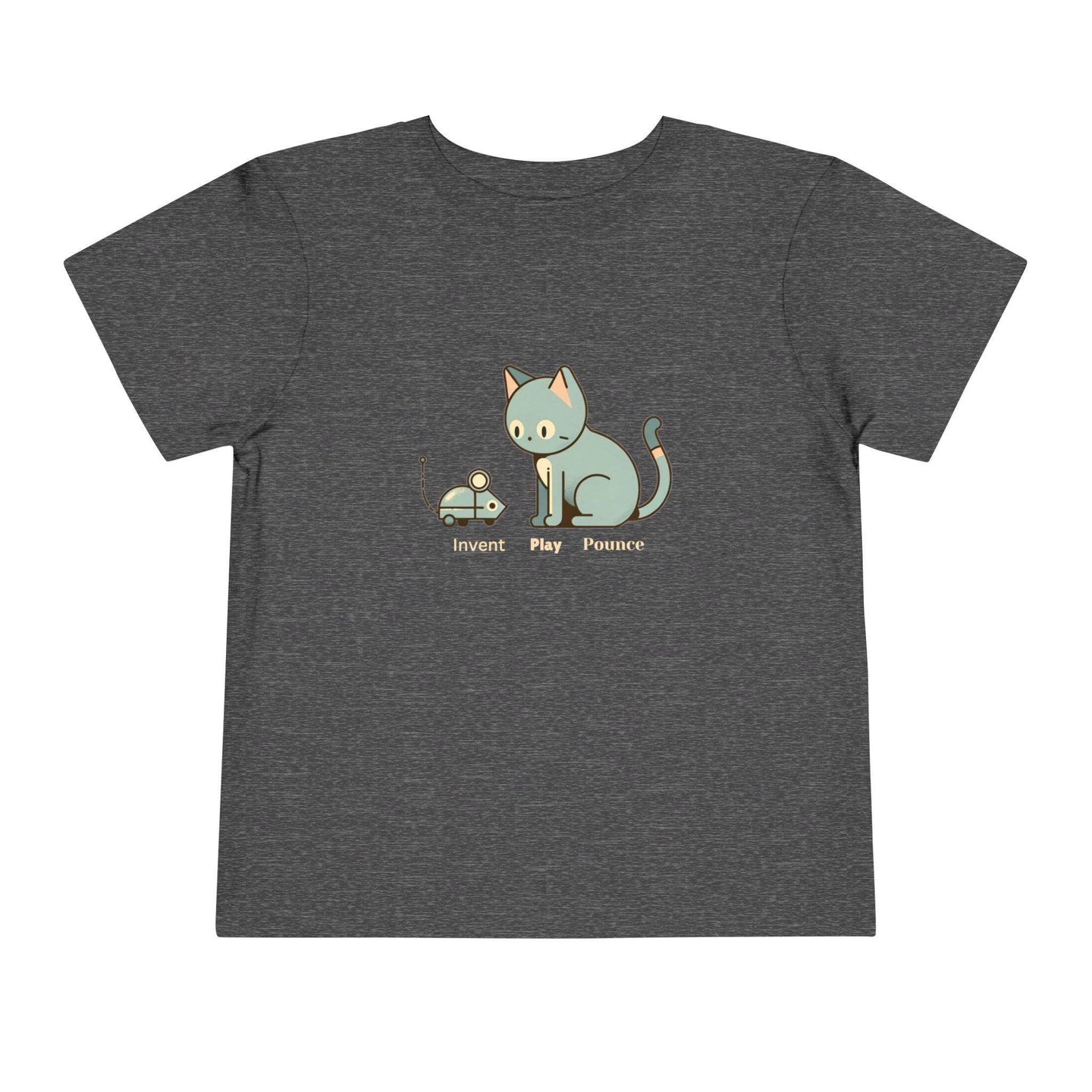 Robot Mouse and Cat - Toddler Short Sleeve - Brightsee