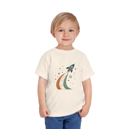 Math Spaceship - Toddler Short Sleeve - Brightsee