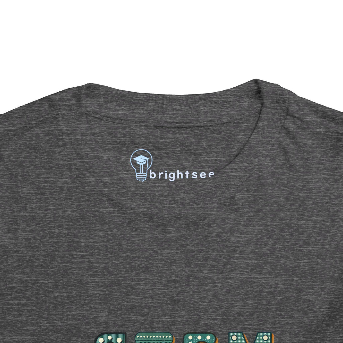 STEM Construction Bot on Ladder - Toddler Short Sleeve - Brightsee