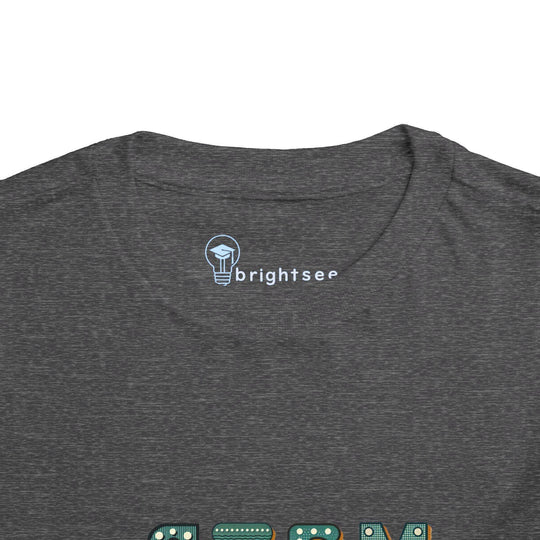 STEM Construction Bot on Ladder - Toddler Short Sleeve - Brightsee