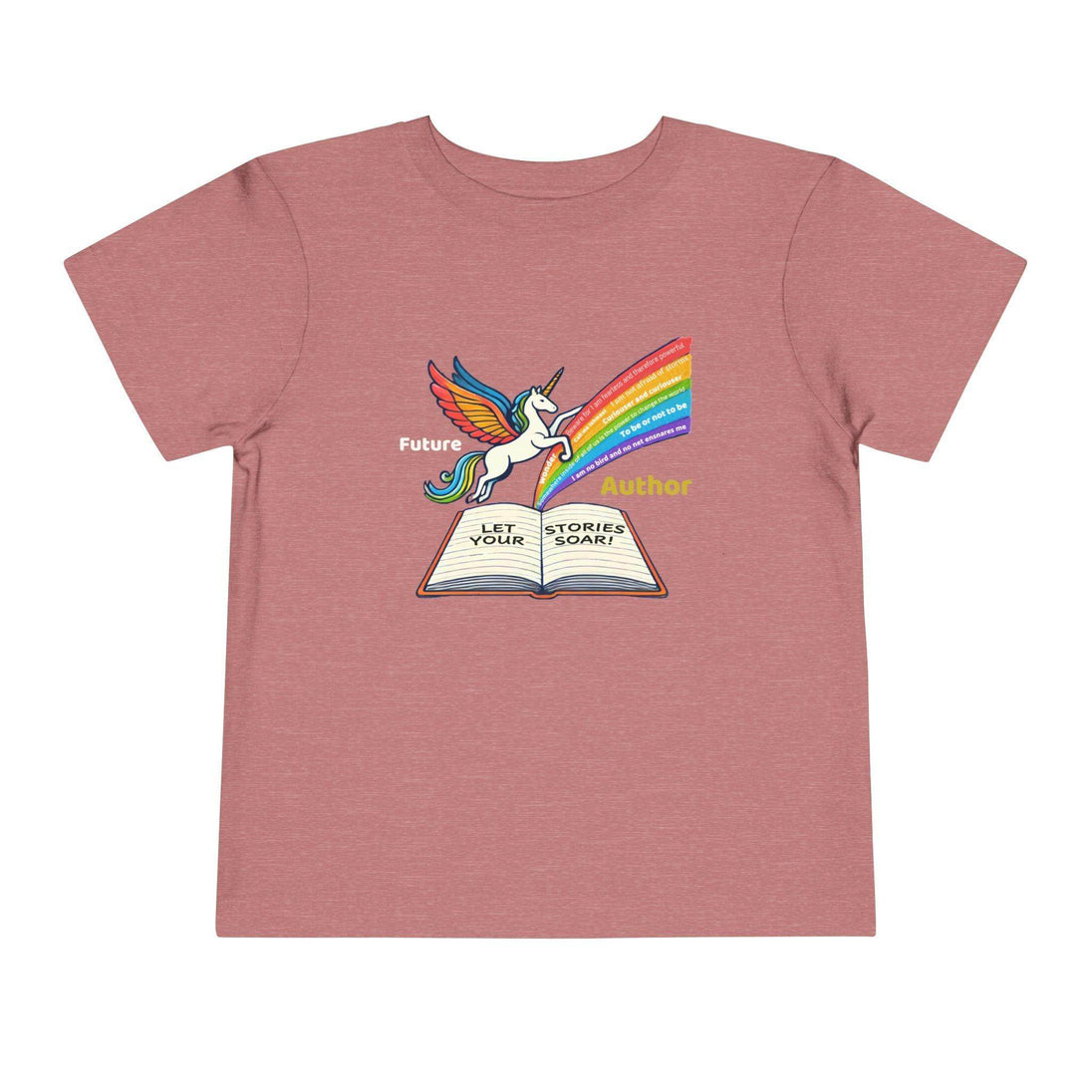 Future Author Alicorn - Toddler Short Sleeve - Brightsee