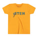 STEM Construction bot on Ladder - Youth Short Sleeve - Brightsee