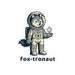 Foxtronaut - Kiss Cut Stickers - Brightsee