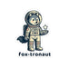 Foxtronaut - Kiss Cut Stickers - Brightsee
