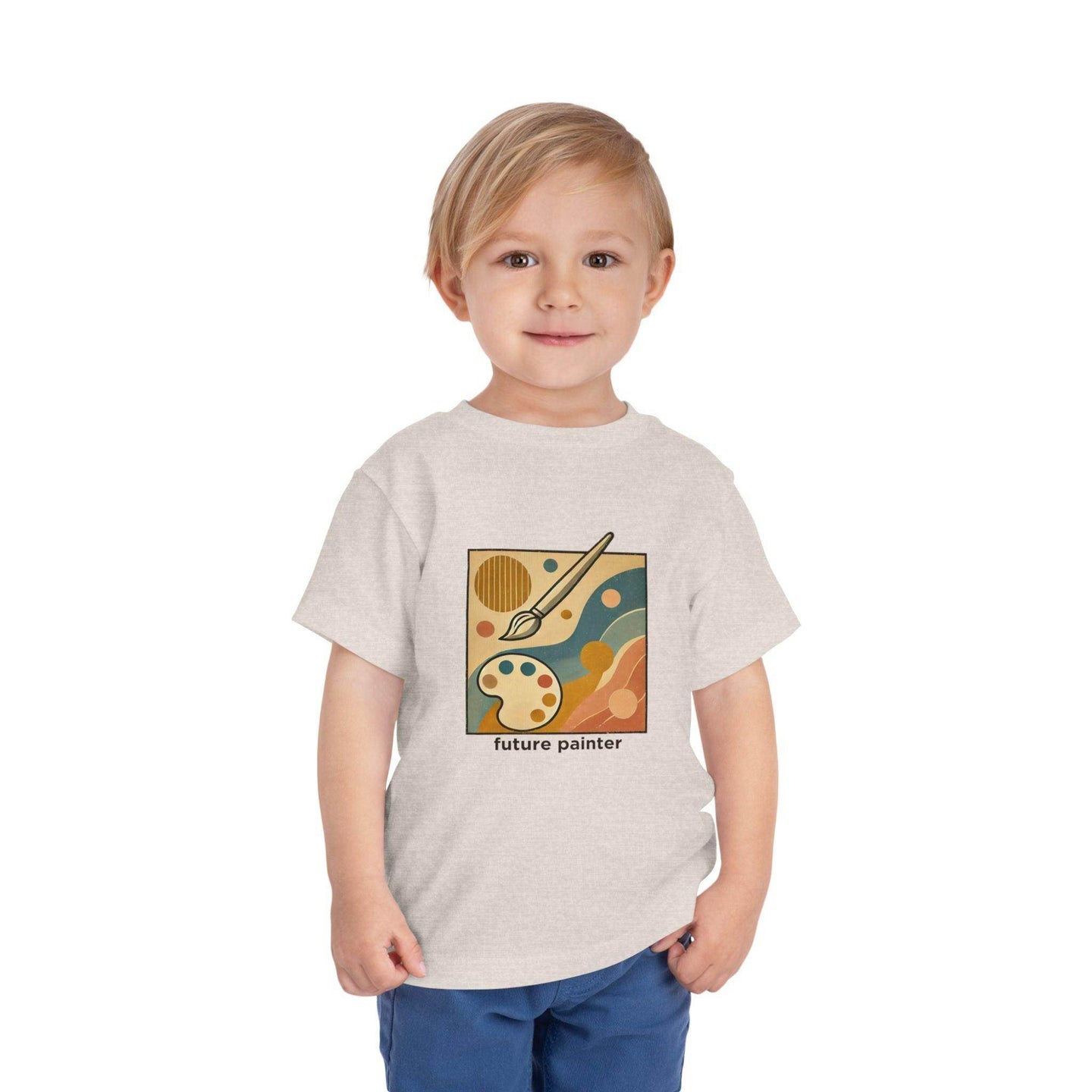 Future Artist Brushstrokes - Toddler Short Sleeve - Brightsee