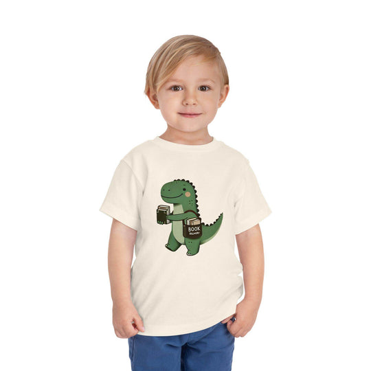 Dino Book Delivery - Toddler Short Sleeve - Brightsee