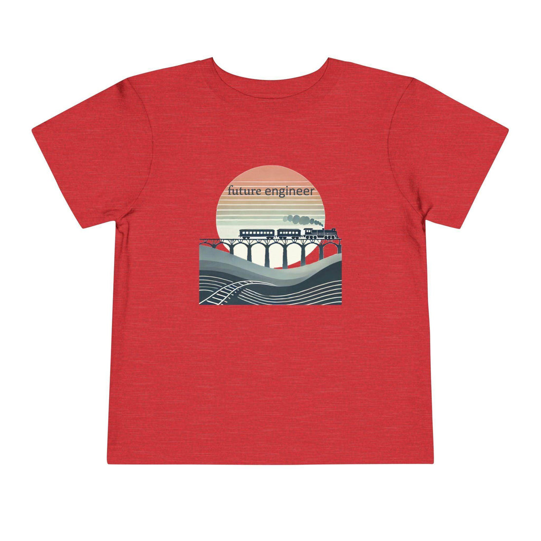Future Engineer Train - Toddler Short Sleeve - Brightsee