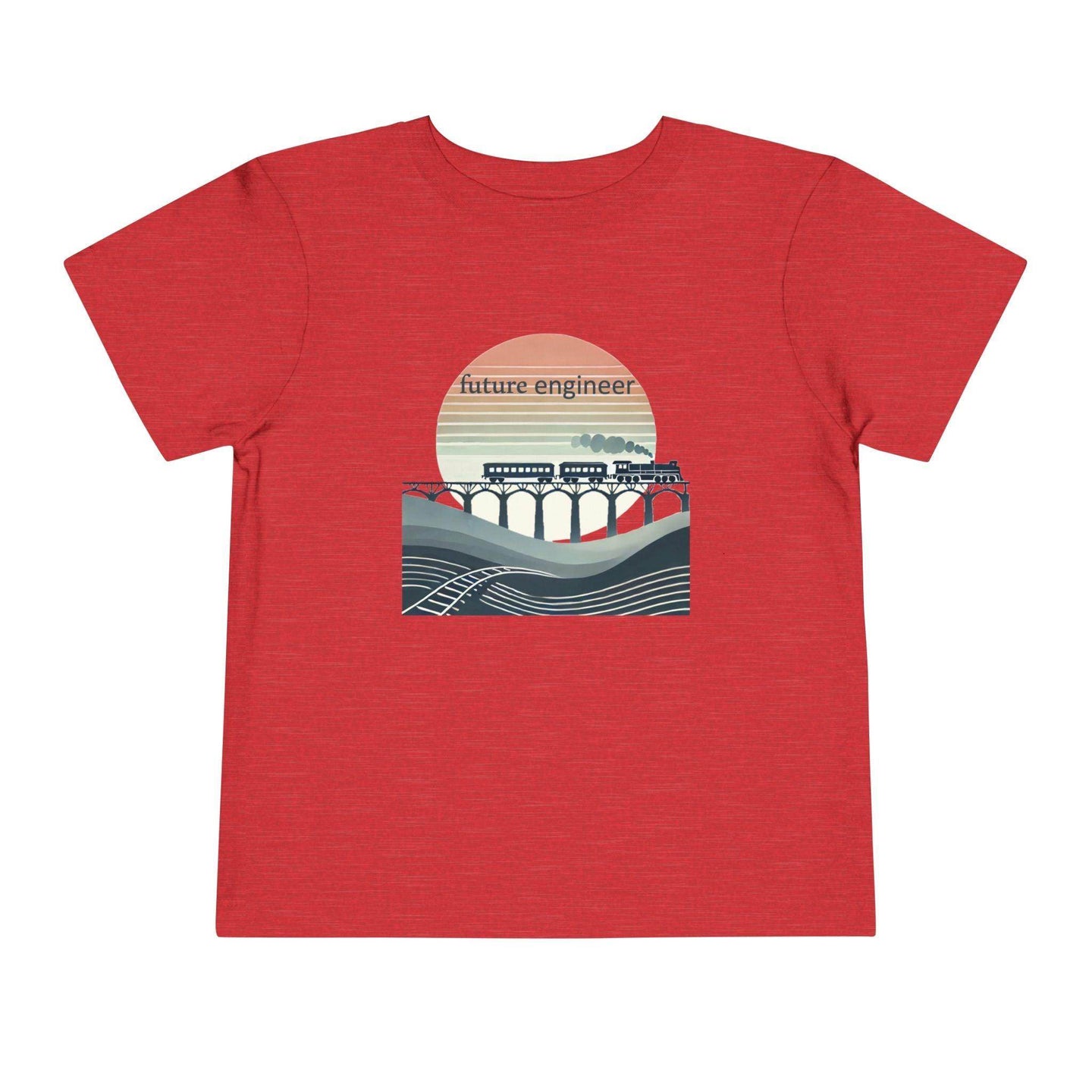 Future Engineer Train - Toddler Short Sleeve - Brightsee