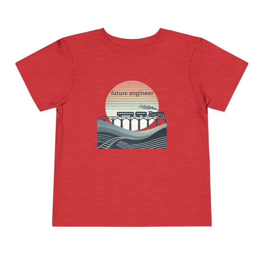Future Engineer Train - Toddler Short Sleeve - Brightsee