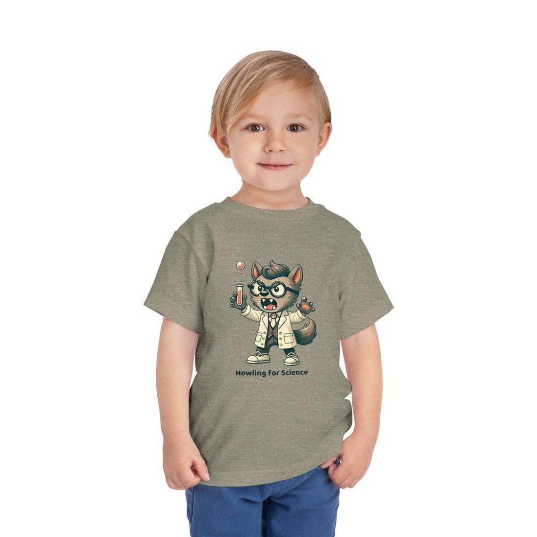 Howling for Science - Toddler Short Sleeve - Brightsee