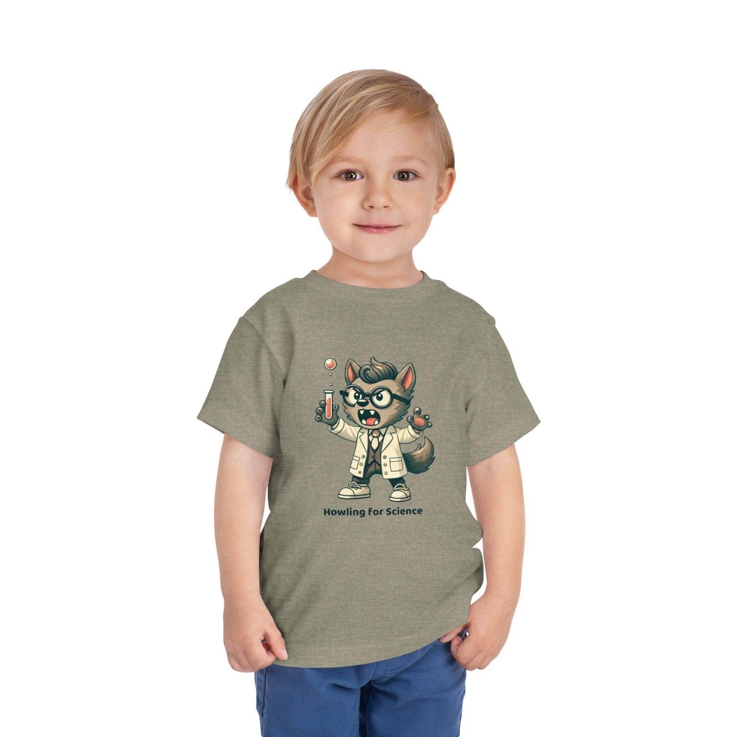 Howling for Science - Toddler Short Sleeve - Brightsee