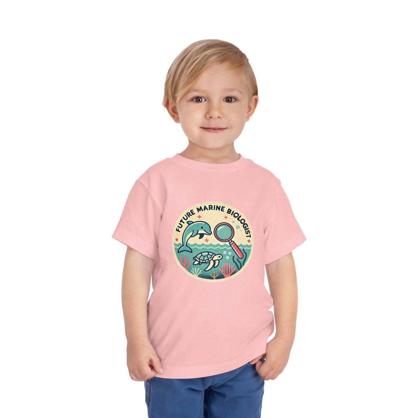 Future Marine Biologist Circle - Toddler Short Sleeve - Brightsee