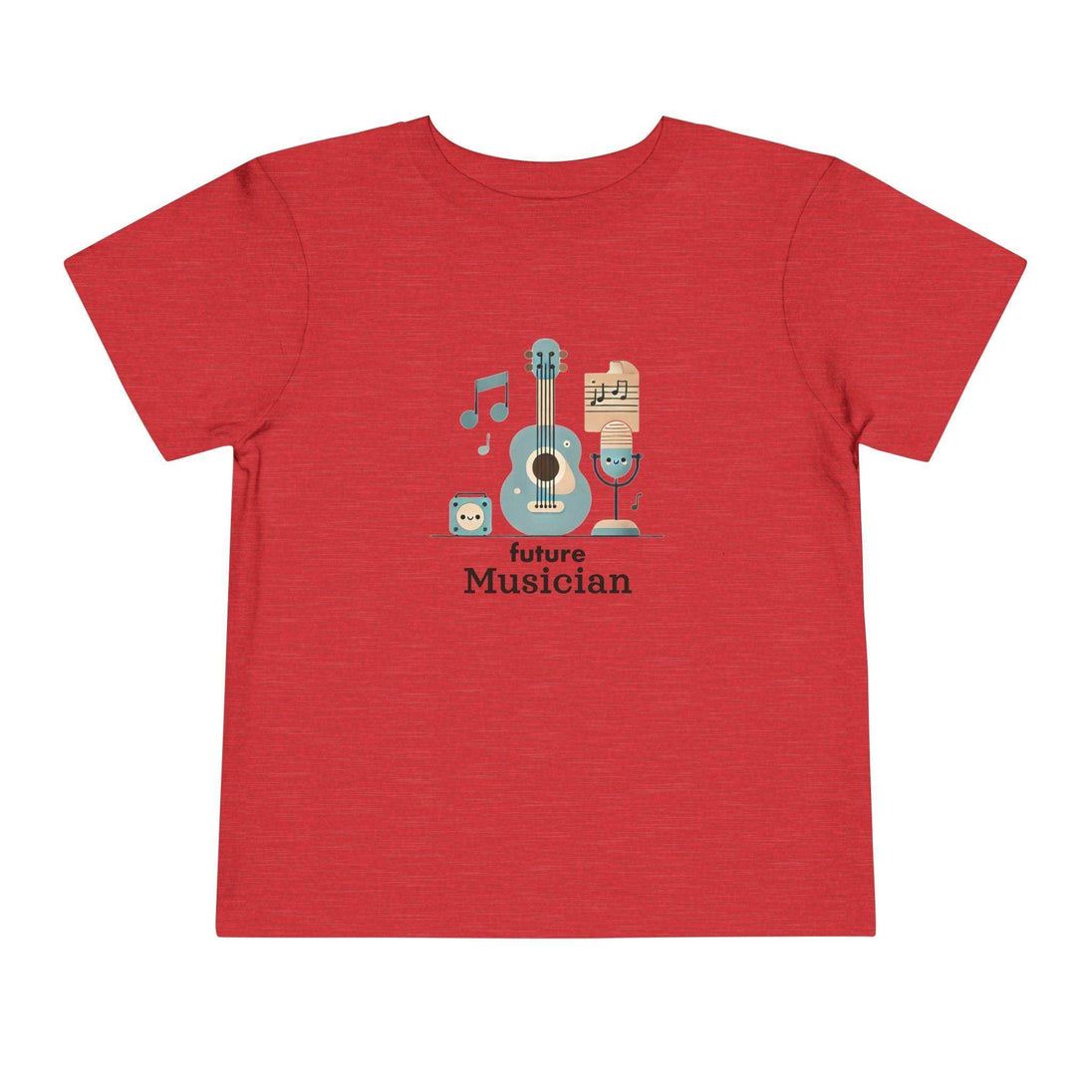 Future Musician Guitar Note - Toddler Short Sleeve - Brightsee