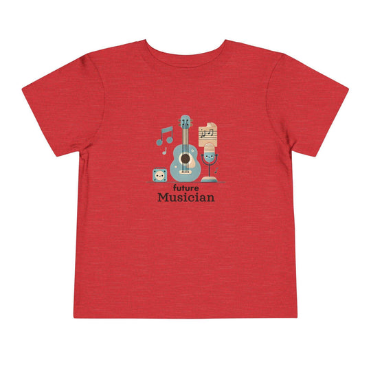 Future Musician Guitar Note - Toddler Short Sleeve - Brightsee