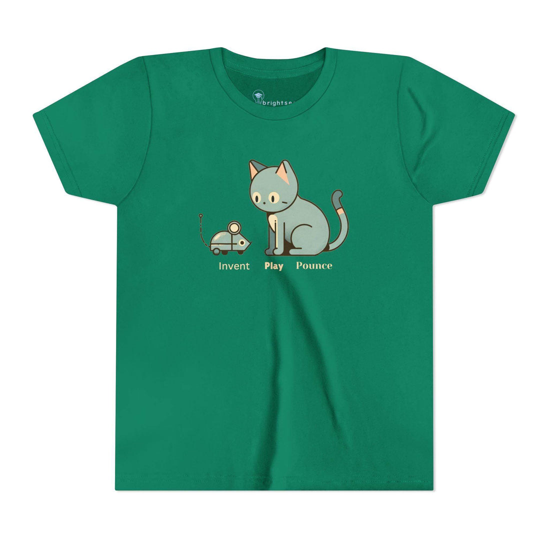 Robot Mouse and Cat - Youth Short Sleeve - Brightsee
