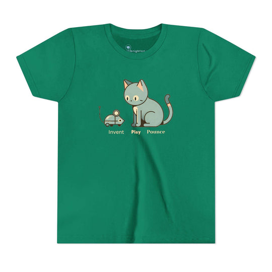 Robot Mouse and Cat - Youth Short Sleeve - Brightsee