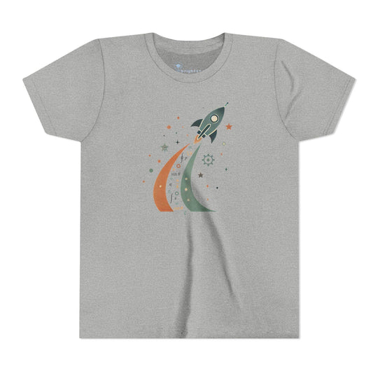Math Spaceship - Youth Short Sleeve - Brightsee