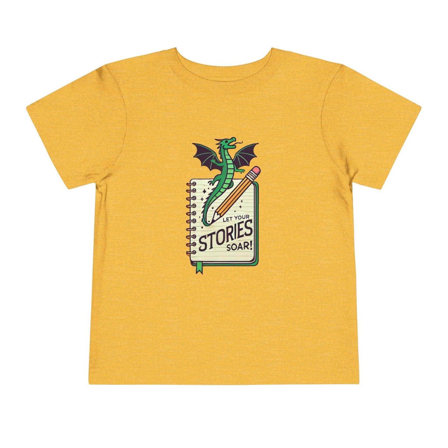 Let Your Stories Soar - Dragon - Toddler Short Sleeve - Brightsee